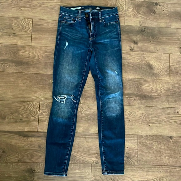 Gap distressed skinny jeans - Picture 1 of 3
